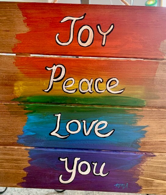 Joy Peace Love You Art